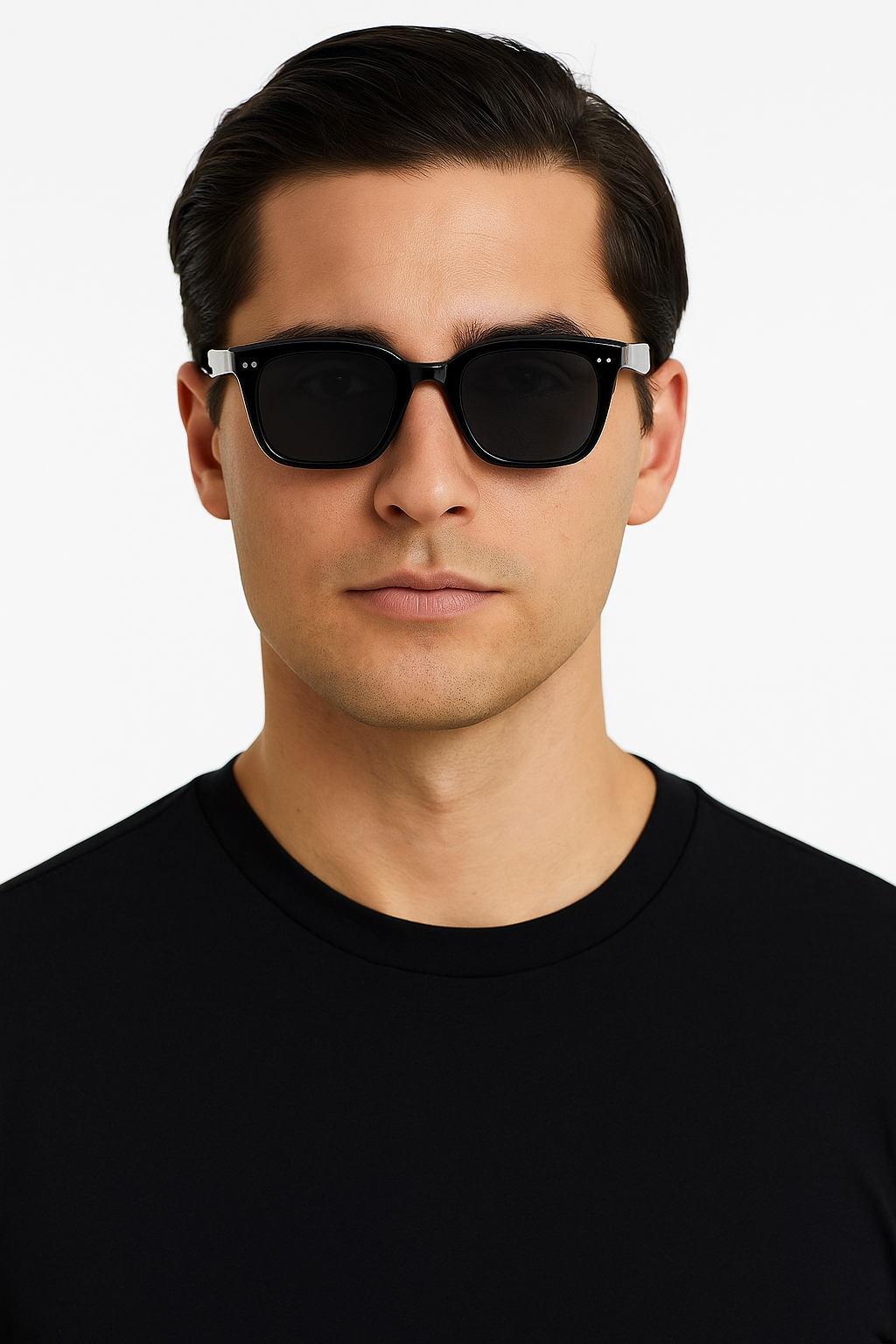 Lunettes ANGELO SYLLA – Monture Carrée Mixte Noire