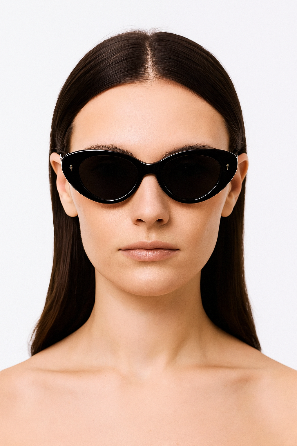 Lunettes ANGELO SYLLA – Monture Noire Élégance Féminine