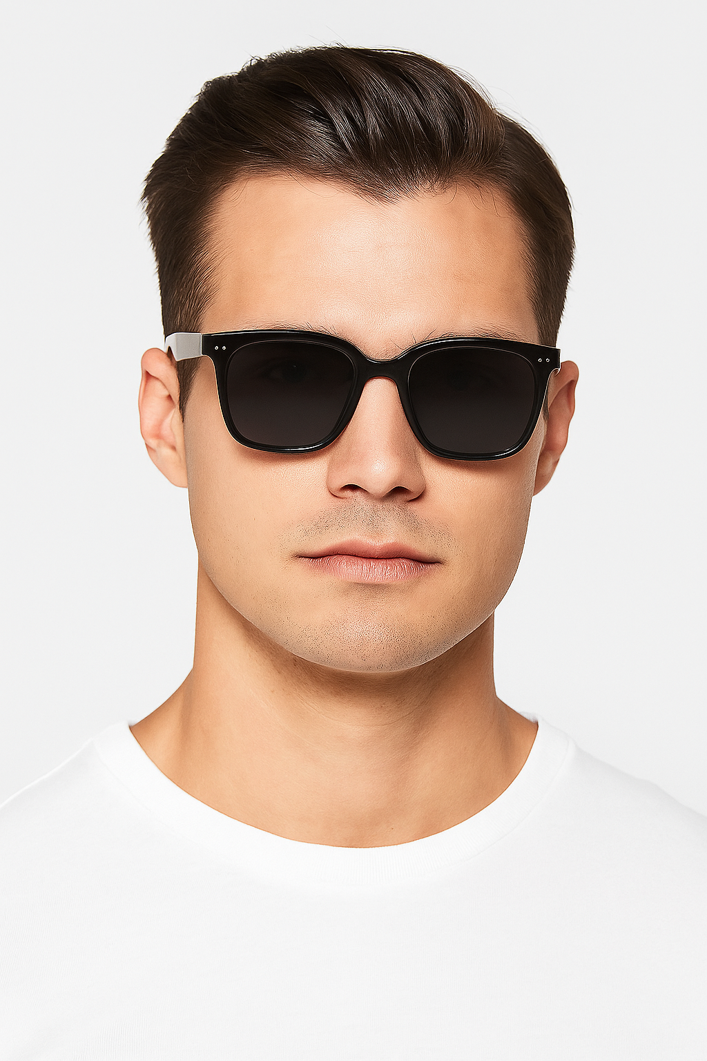 Lunettes ANGELO SYLLA – Monture Carrée Mixte Noire