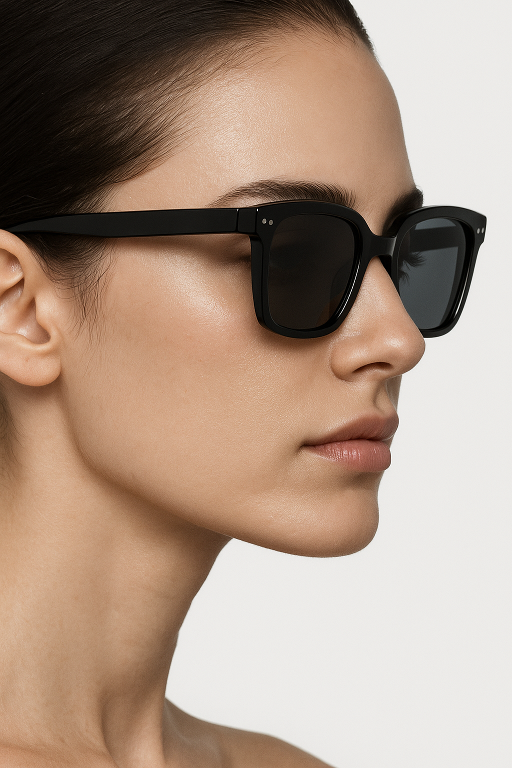 Lunettes ANGELO SYLLA – Monture Carrée Mixte Noire