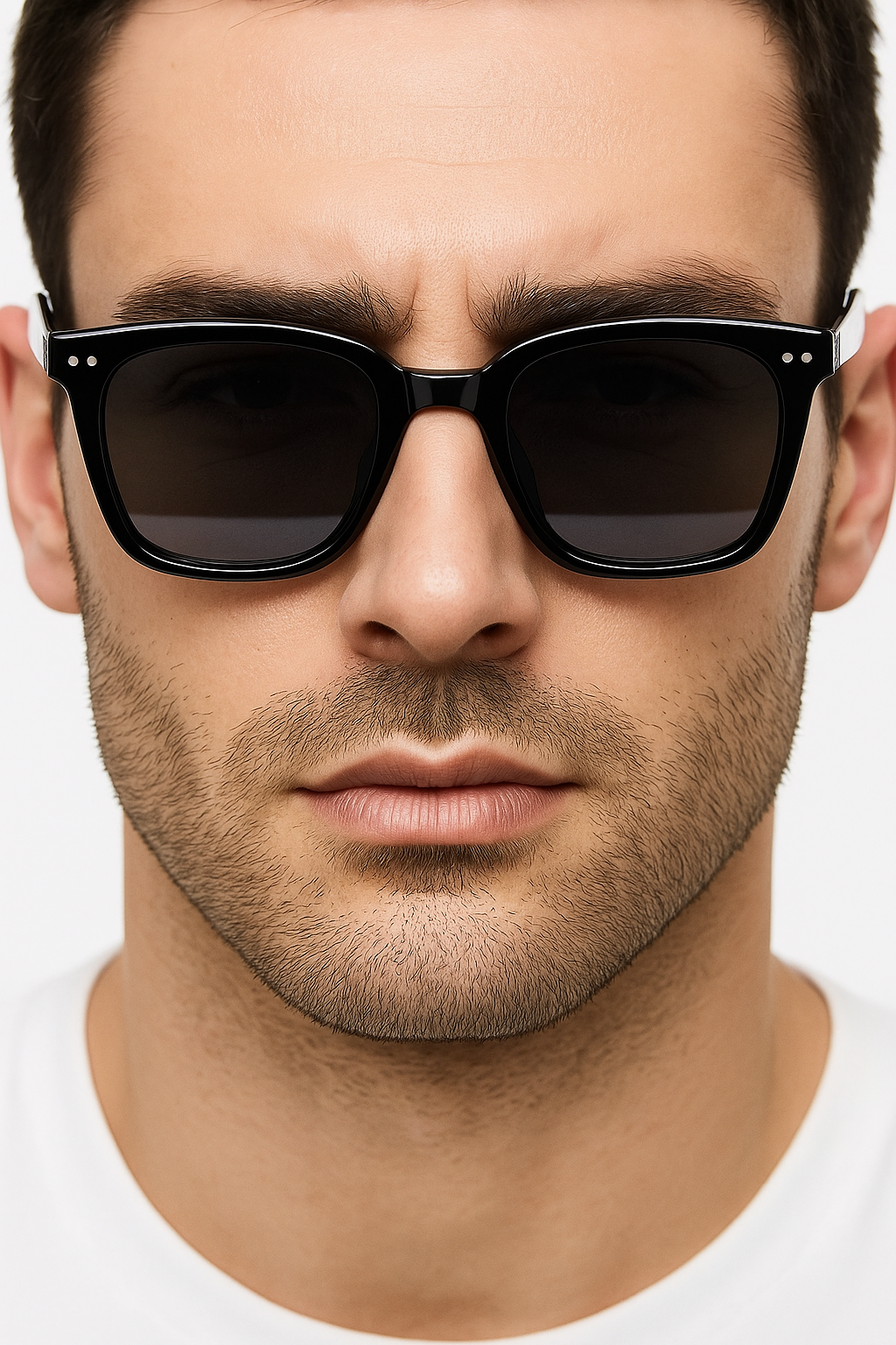 Lunettes ANGELO SYLLA – Monture Carrée Mixte Noire