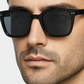 Lunettes ANGELO SYLLA – Monture Carrée Mixte Noire