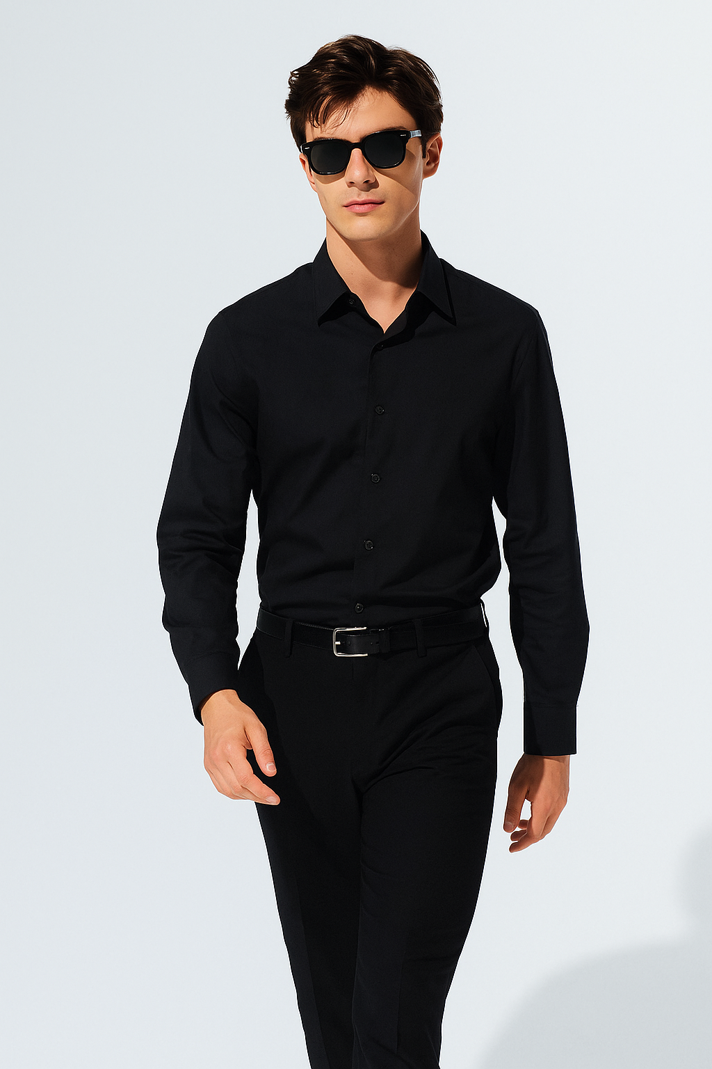 Lunettes ANGELO SYLLA – Monture Carrée Mixte Noire