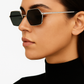 Lunettes ANGELO SYLLA – Monture Hexagonale Argentée