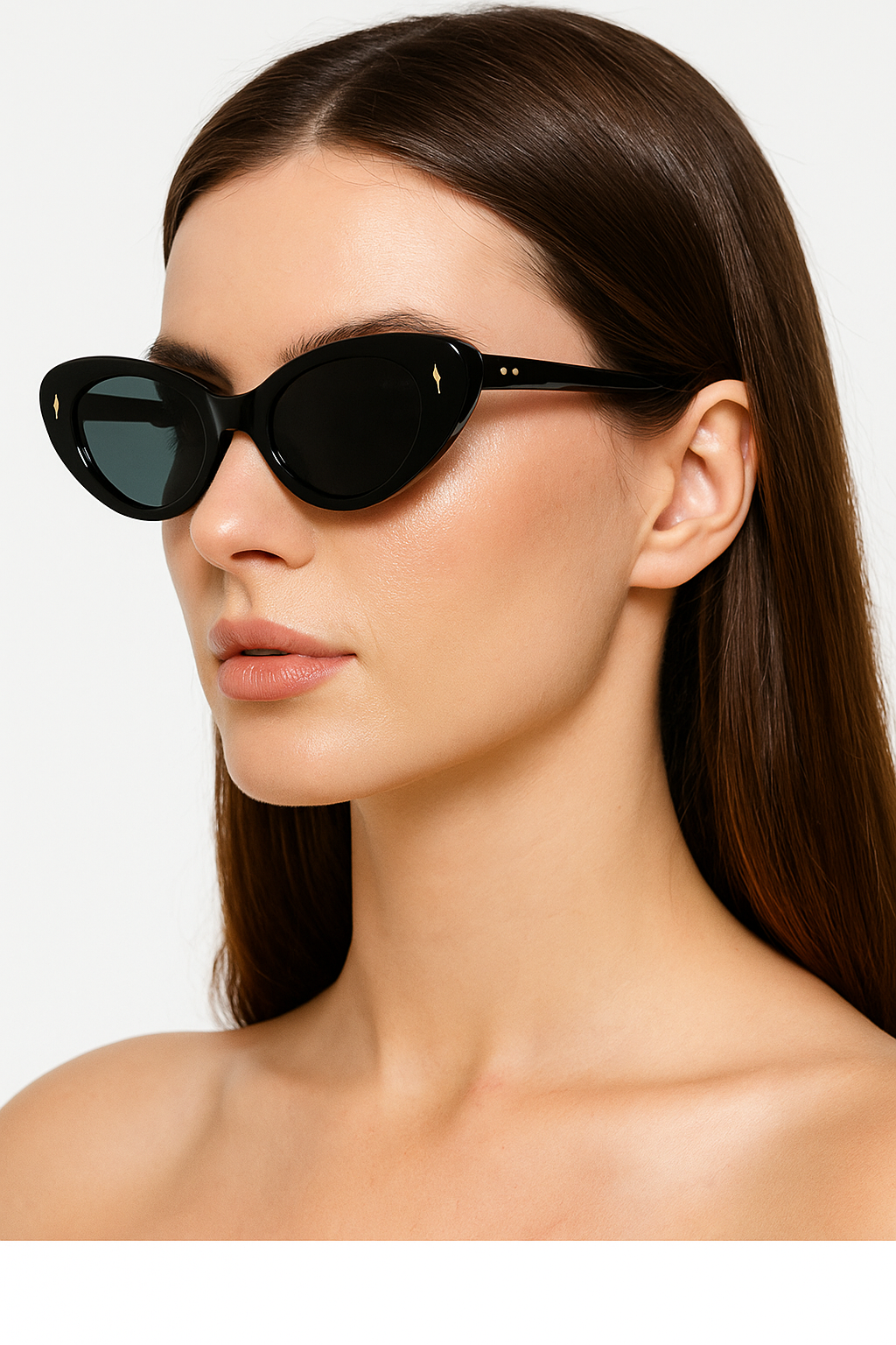 Lunettes ANGELO SYLLA – Monture Noire Élégance Féminine