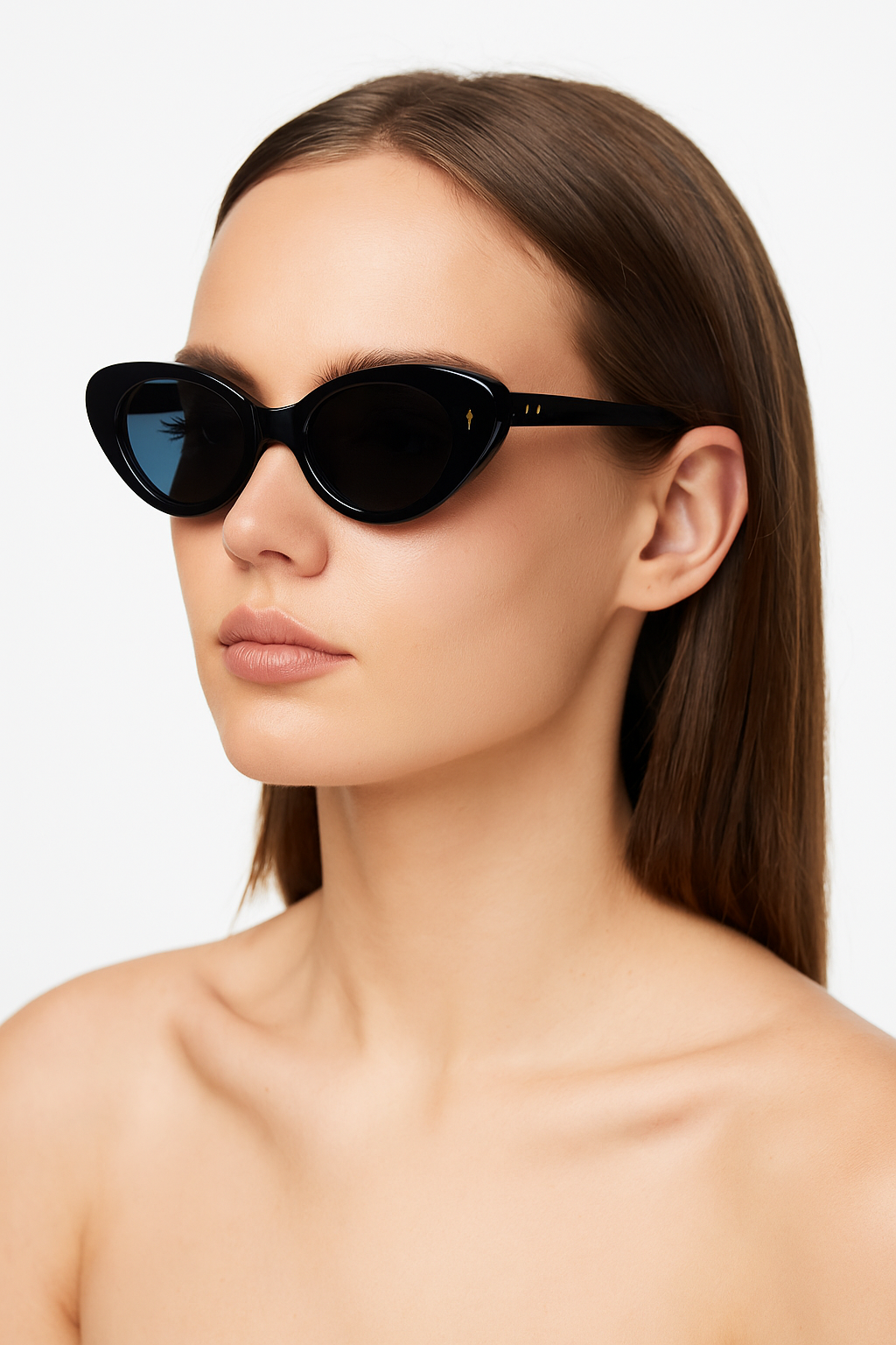 Lunettes ANGELO SYLLA – Monture Noire Élégance Féminine