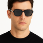 Lunettes  ANGELO SYLLA – Pilot Noir Graphique
