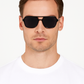 Lunettes  ANGELO SYLLA – Pilot Noir Graphique